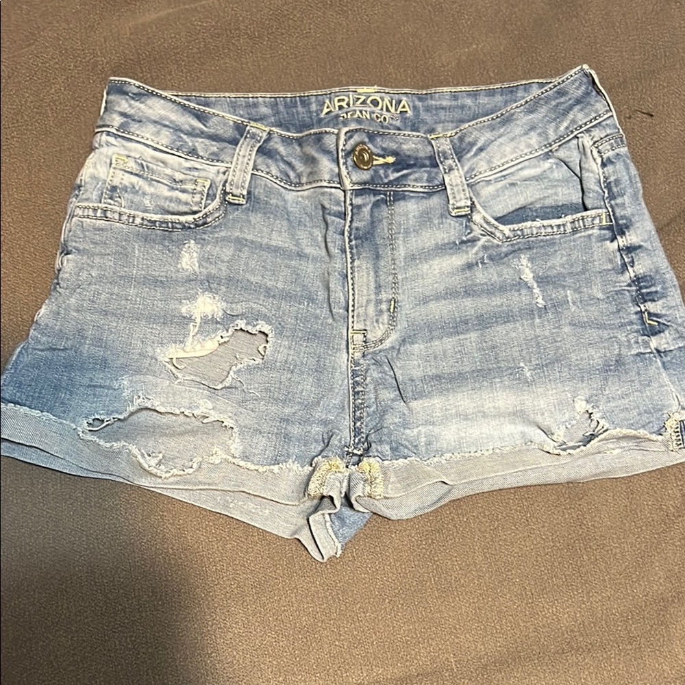Arizona Jean Company Women's Blue Denim Shorts Size 3